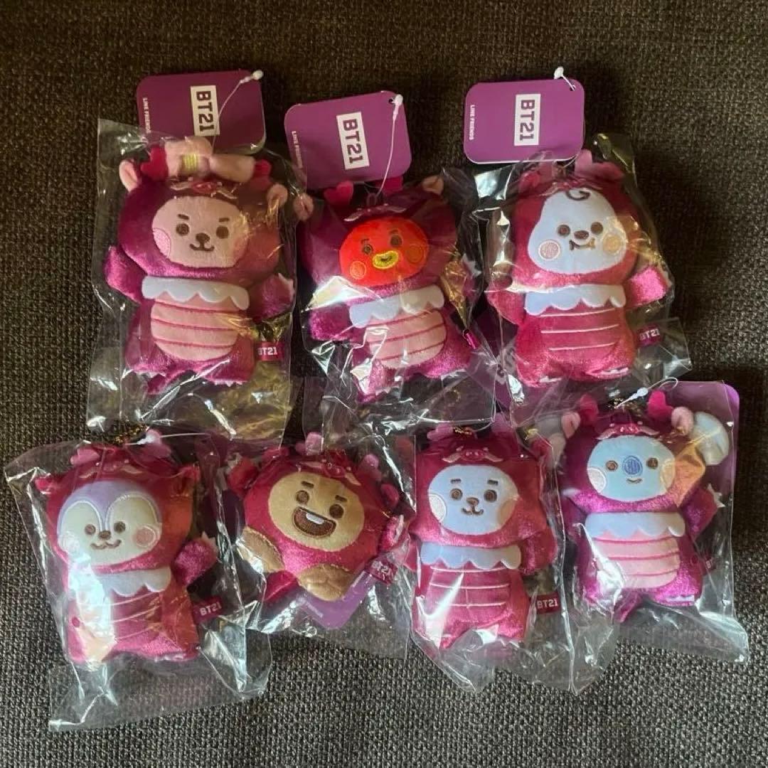 BTS BT21 ベビー カラー ドラゴン マスコット パープル コンプリート