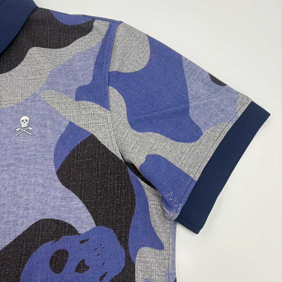 極美品　MARK&LONA マーク&ロナ ポロシャツ カモゴルフ50 XL774