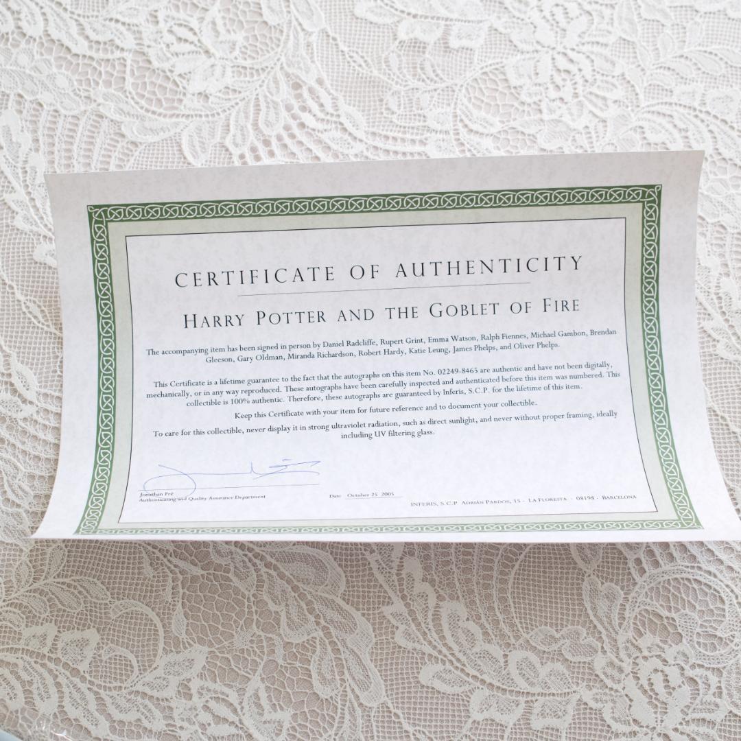 【貴重!!】ハリーポッター 俳優12名サイン入りポスター