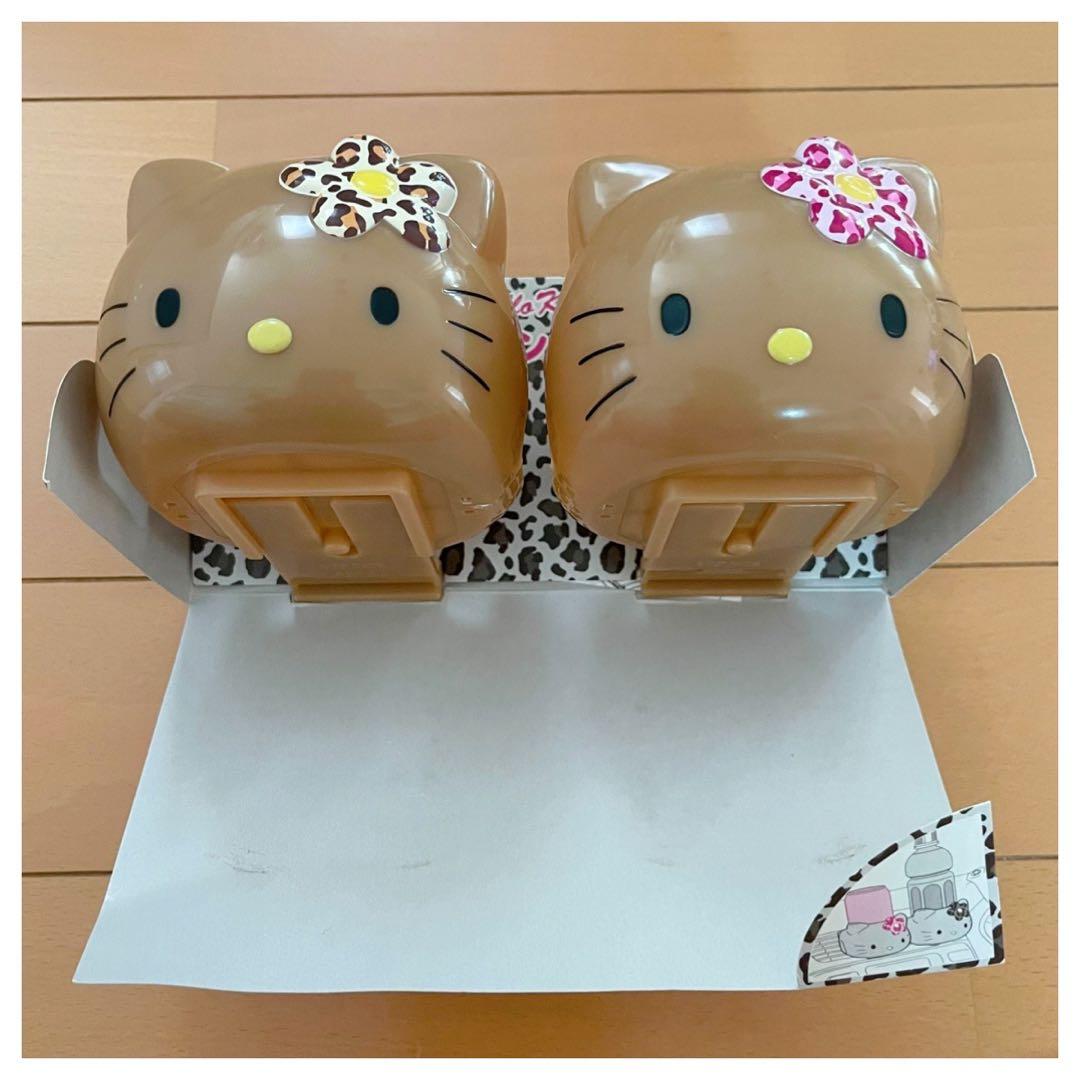【新品】激レア ハローキティ 日焼け ヒョウ柄 ドリンクホルダー レトロ