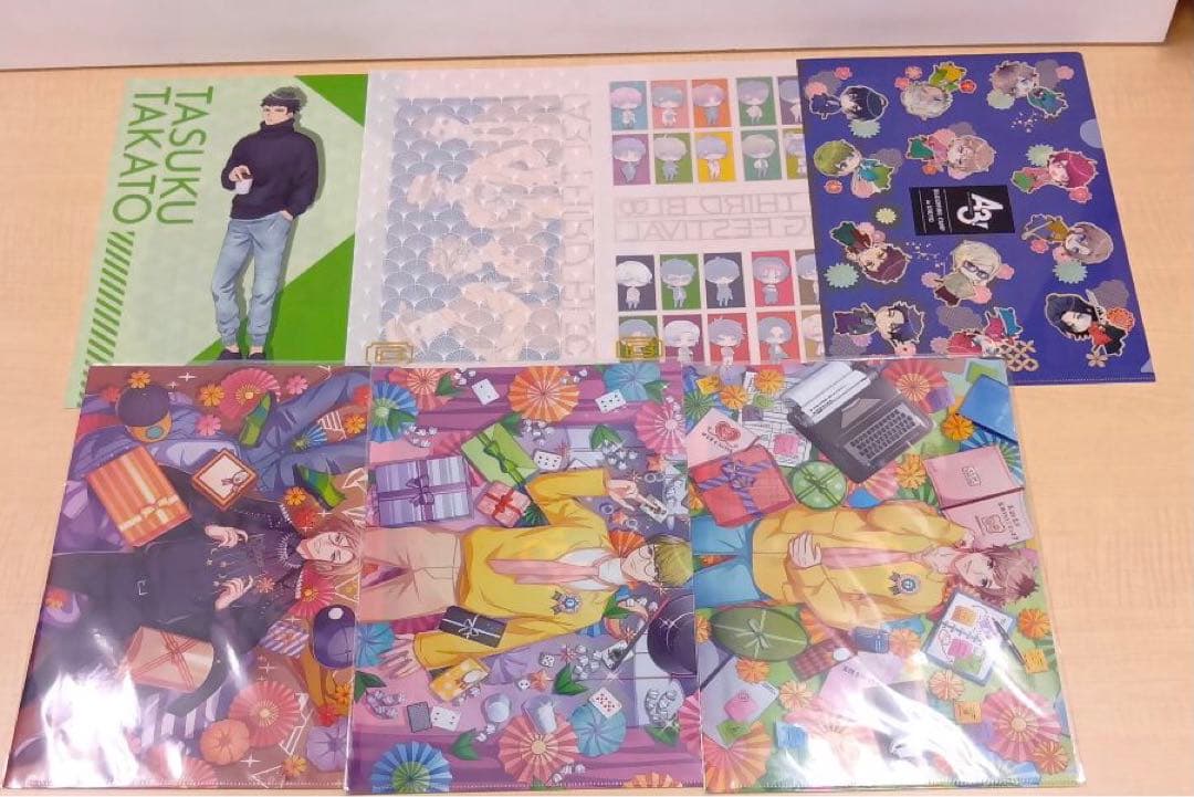 ❶A3! エーステ 色紙 紙類 クリアファイルなど 大量 まとめ売り