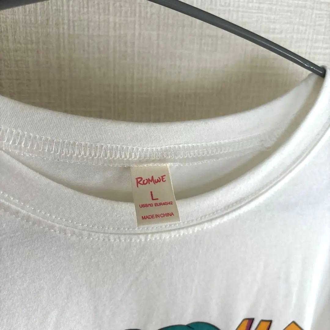 貴重　レア　昭和レトロな女の子　メンズTシャツ Lサイズ