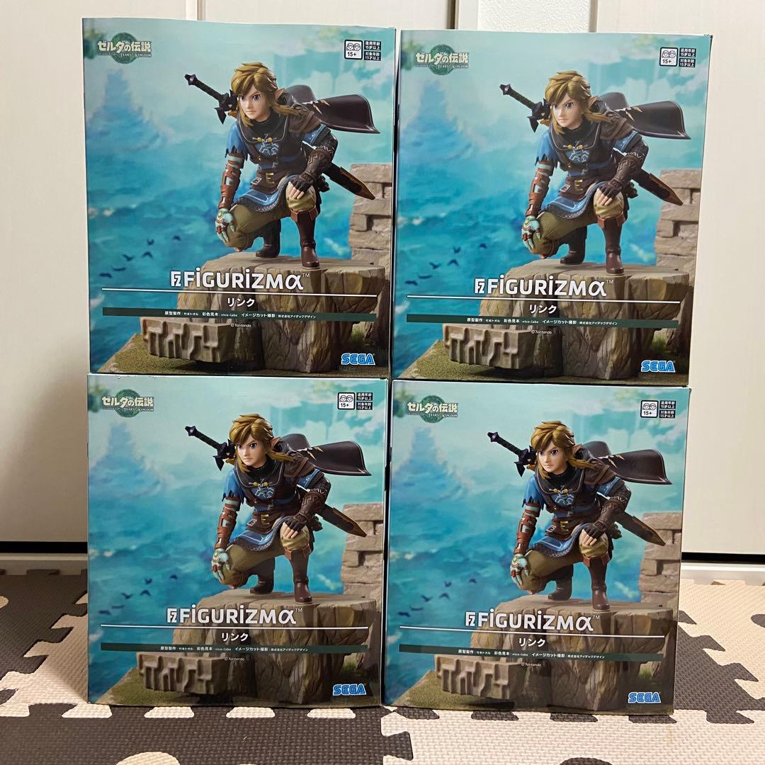 リンク 4体セット ゼルダの伝説 ティアーズ オブ ザ キングダム フィギュア