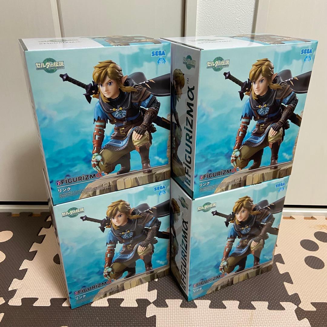 リンク 4体セット ゼルダの伝説 ティアーズ オブ ザ キングダム フィギュア