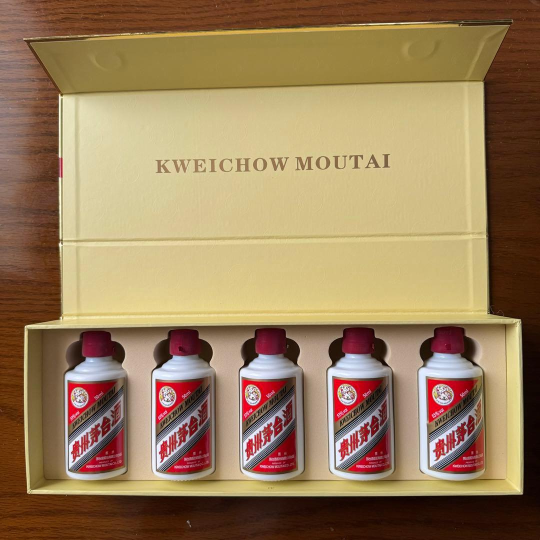 貴州茅台酒Kweichow Moutai 5本セット 50ml