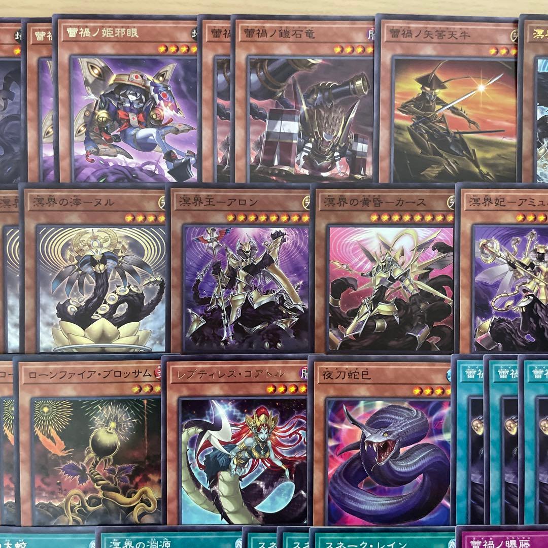 本格構築 蕾禍デッキ 溟界の蛇睡蓮 ヌル ナイア 蕾禍ノ大王鬼牙 蕾禍ノ鎖蛇巳
