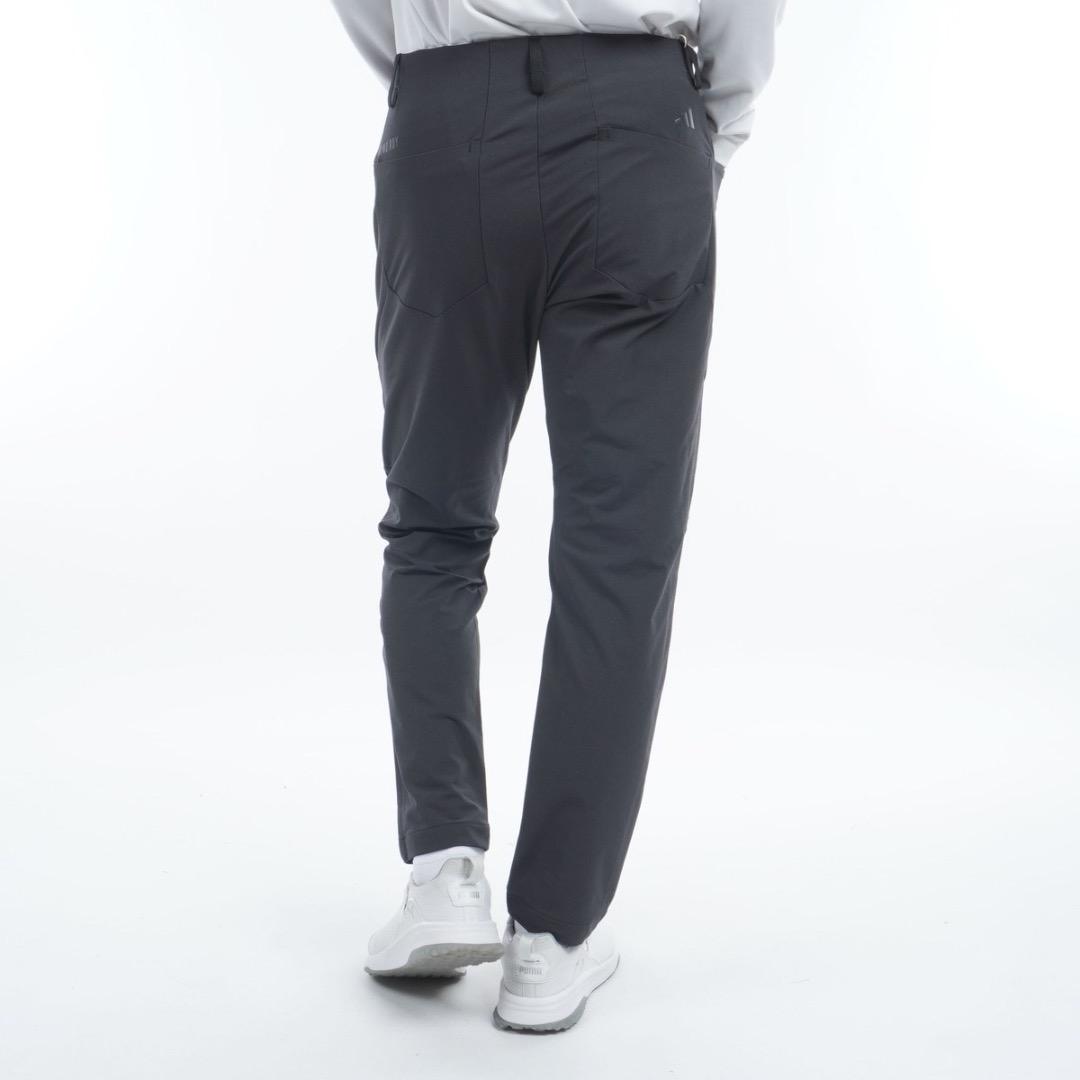 【96】秋冬 定価17,600円 アディダス ゴルフ 防風 アンクルパンツ 黒