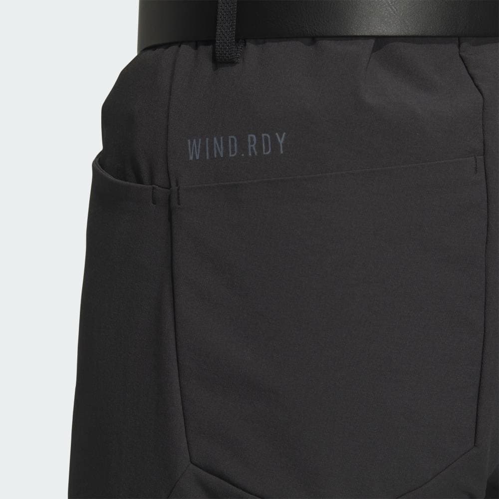 【96】秋冬 定価17,600円 アディダス ゴルフ 防風 アンクルパンツ 黒