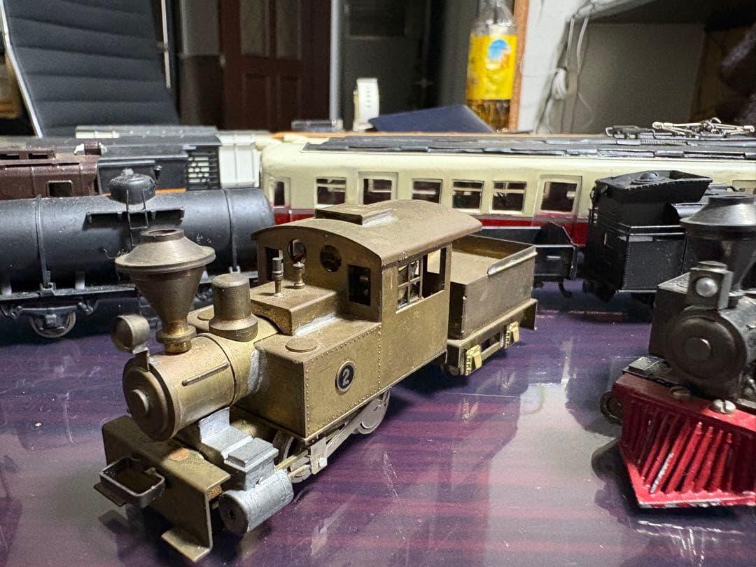 ジャンク　父が集めた蒸気機関車と客車セットHO?