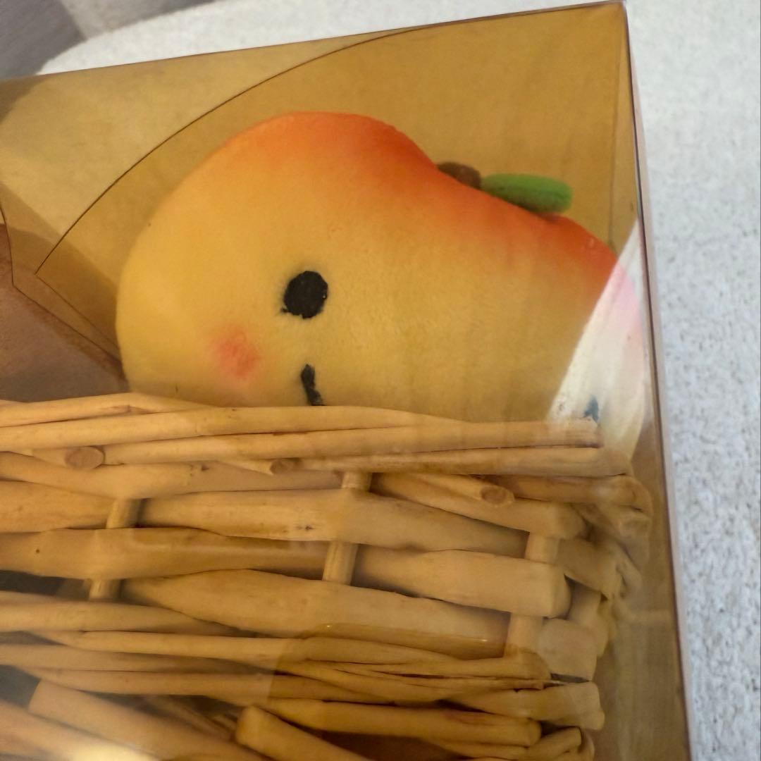 激レア　こげぱん いちごパン キレイパン りんごパン かご付きセット