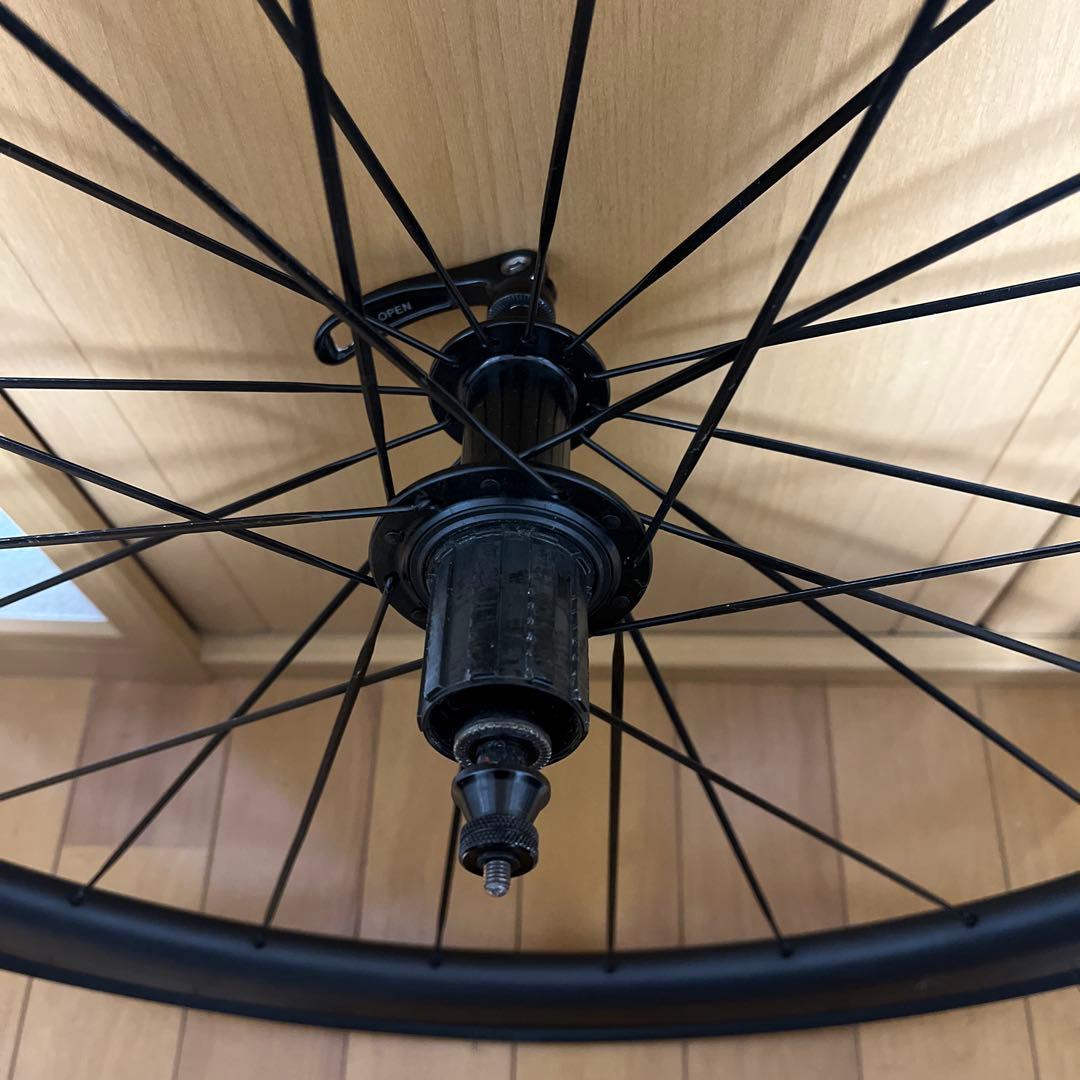 カーボンホイール 中華 軽量 ロードバイク リムブレーキ タイヤ チューブ付き