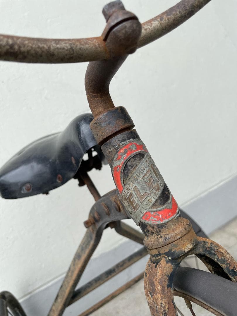 希少 USA コルソン社 アンティーク 三輪車 子供用 ベロシペード 什器