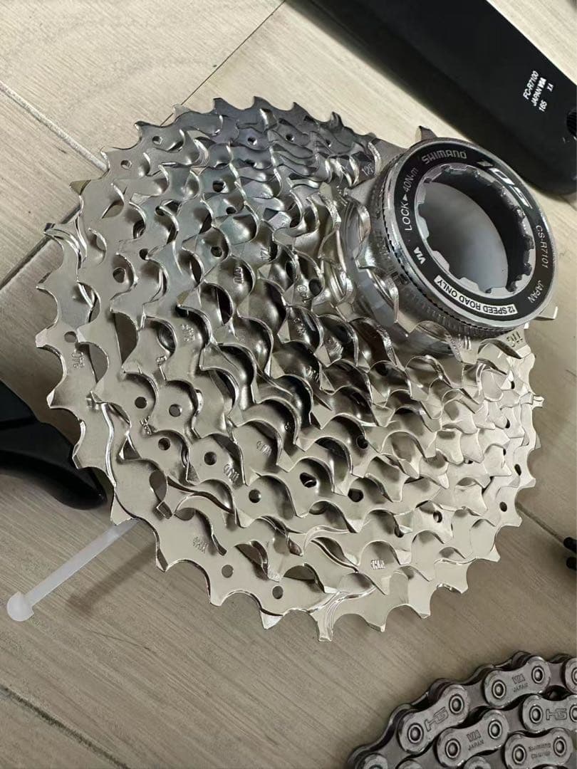 SHIMANOシマノ R7170 105 電動Di2グループセット165