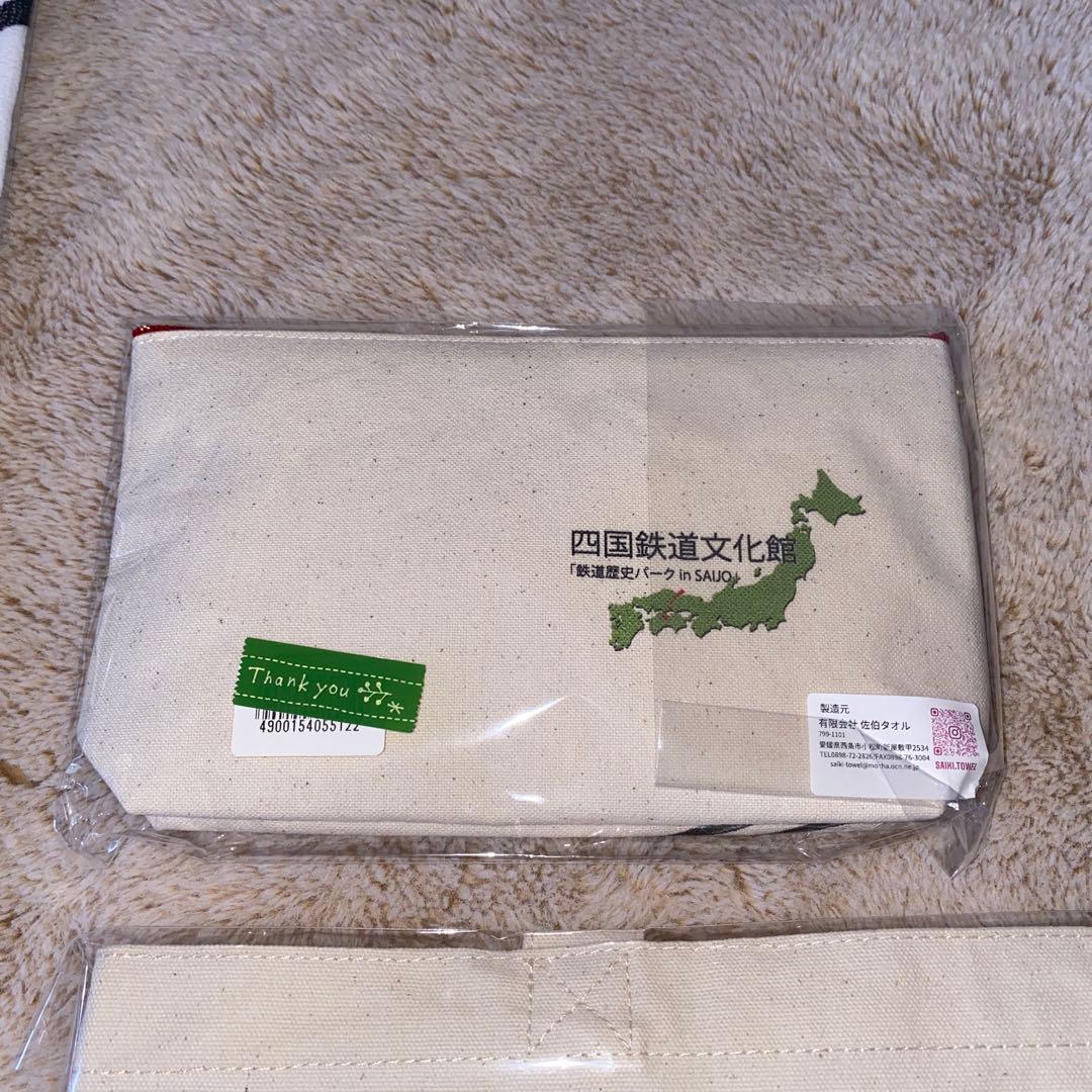 キハ65 34 タオル、トートバック、ポーチセット