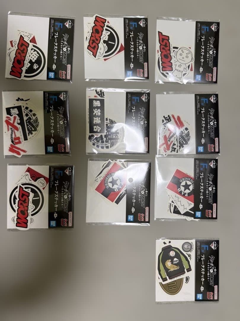 クローズ・ワースト一番くじ　下位賞まとめ売り 新品未使用