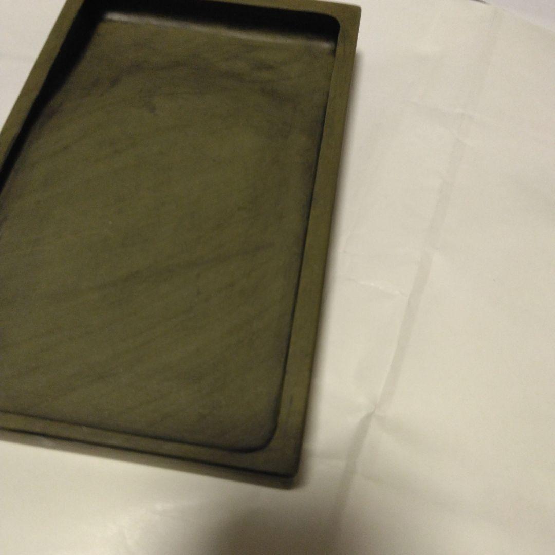 中国端渓 緑端渓 加厚淌池硯 9.1寸