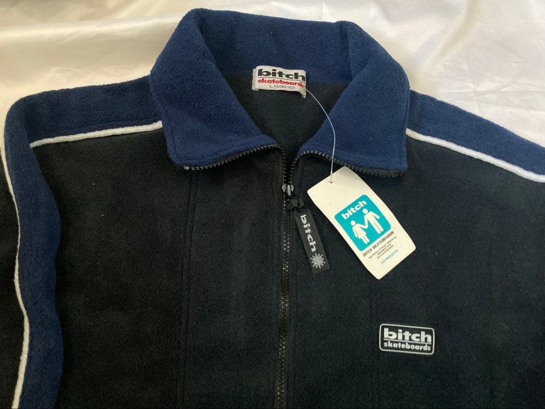 レア❗️ 90s bitch skateboards フリースジャケット 未使用