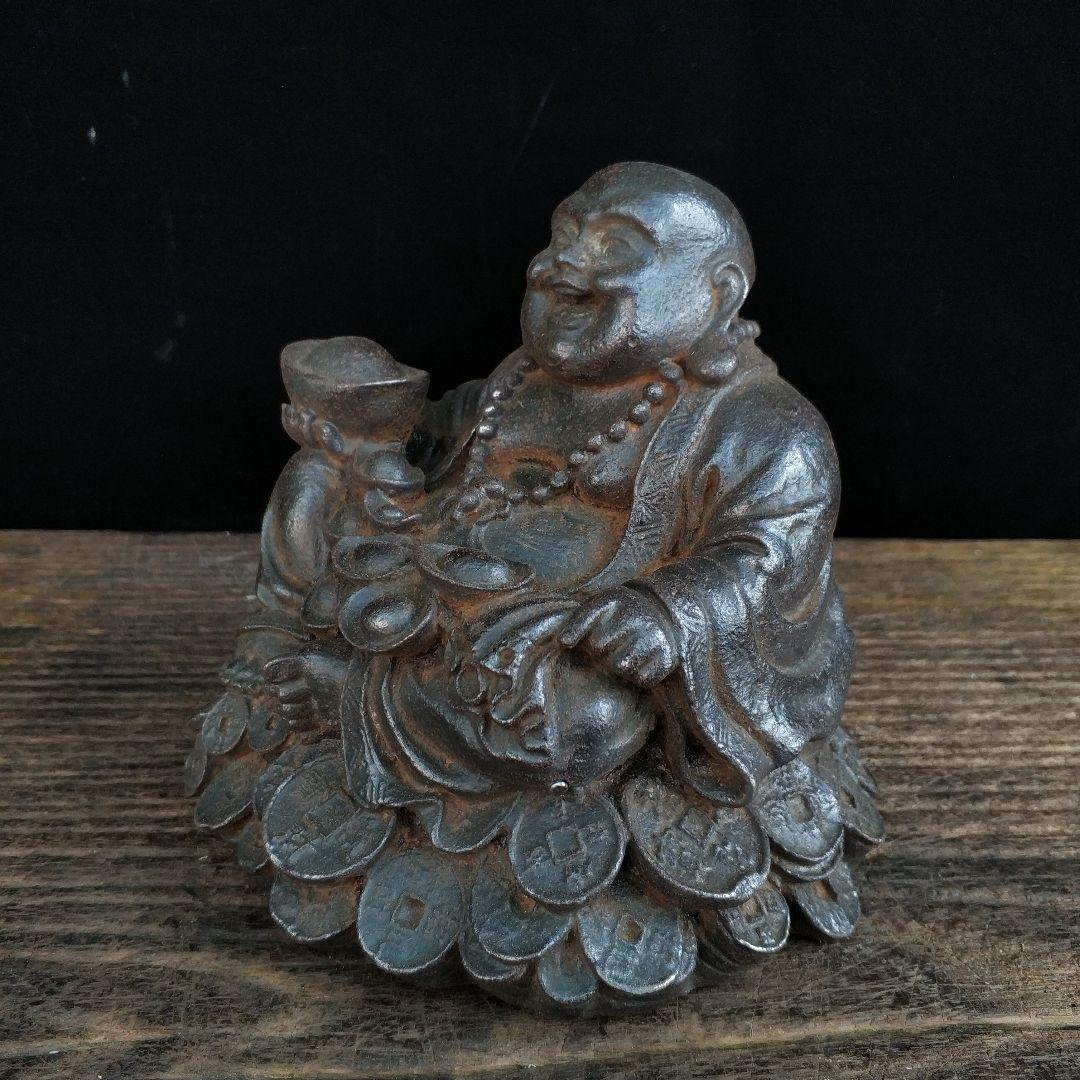 鉄器 仏像 円宝弥勒仏 装飾品 工芸品 美術品 置物