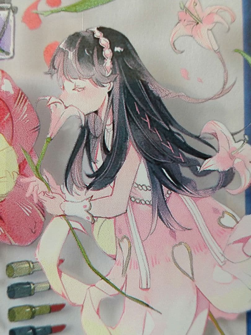 J68＃凋零誕生(PET) 当季限定切り売り海外人物マステ女の子