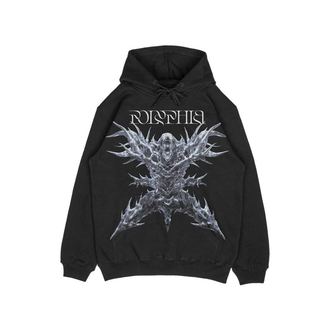 Polyphia ポリフィア 黒パーカー Mサイズ