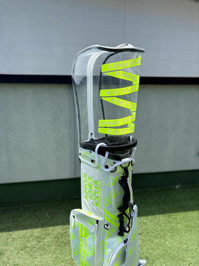 Ｖフレックス　スタンド　キャディバッグ　ゴルフバッグ　新品　ホワイト　イエロー