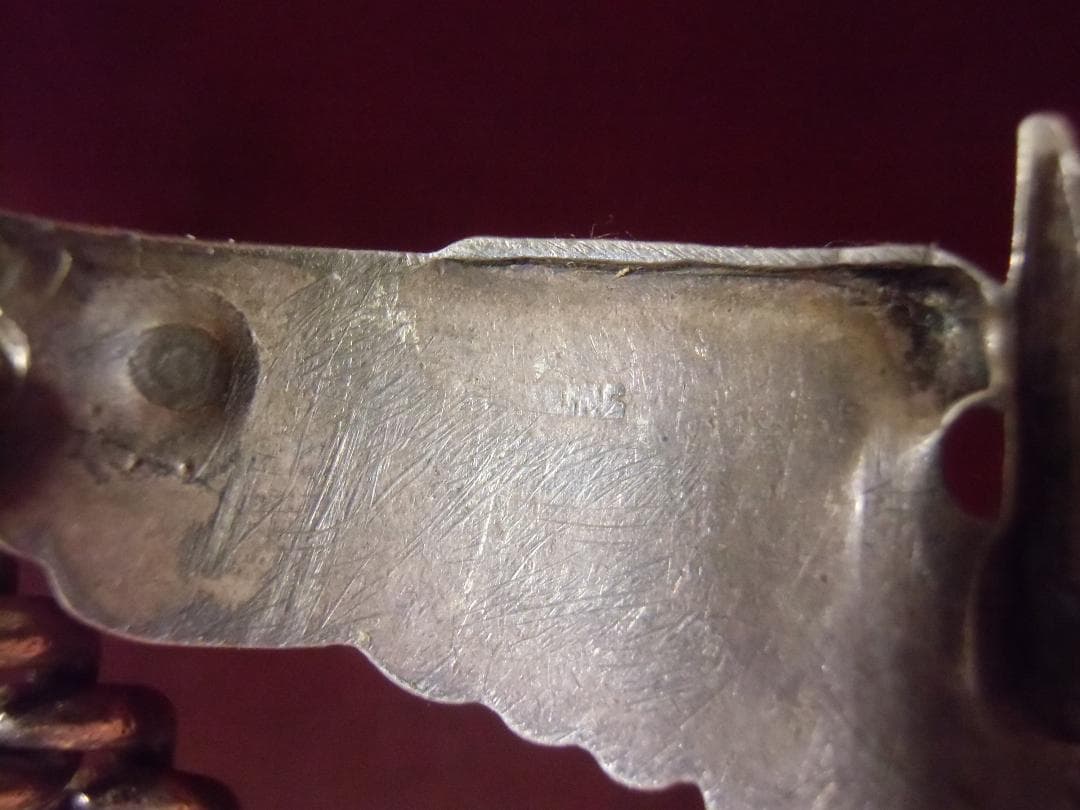 ★１９３０年代＊アメリカ軍＊陸軍航空隊＊機銃手＊９２５銀製ブレスレット（実物）