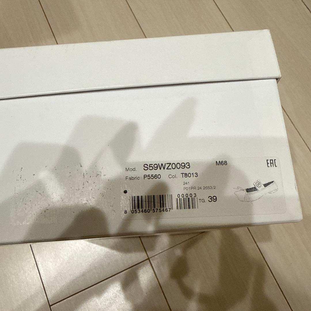 美品Maison MargielaメゾンマルジェラMM6 バレリーナシューズ39