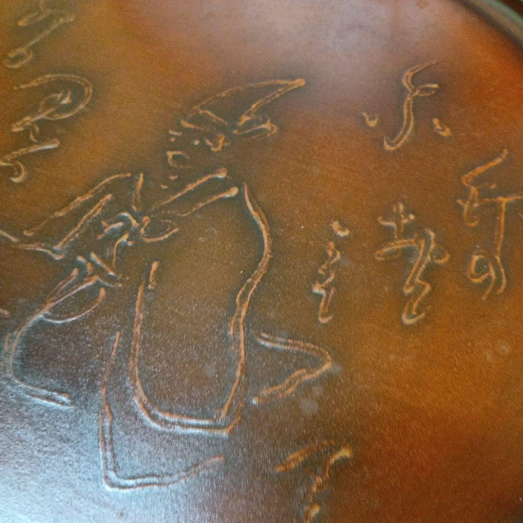 茶色漆器 楕円形 菓子器・喰籠　二つセット　アンティーク　激レア　即発送