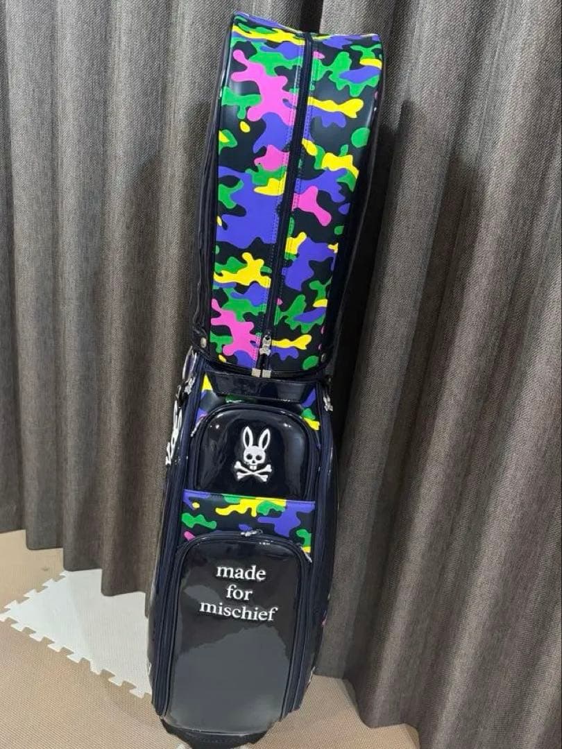 [美品・希少]Psycho Bunny ゴルフバッグ・キャディバッグ