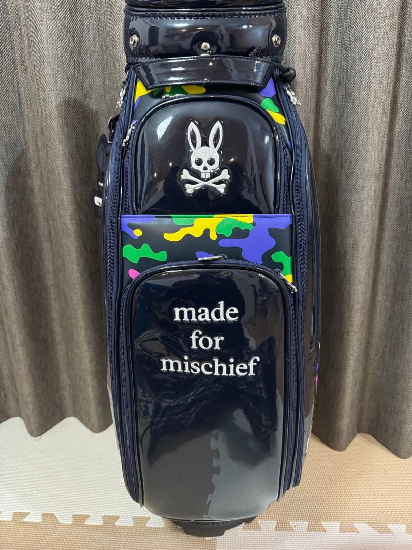 [美品・希少]Psycho Bunny ゴルフバッグ・キャディバッグ