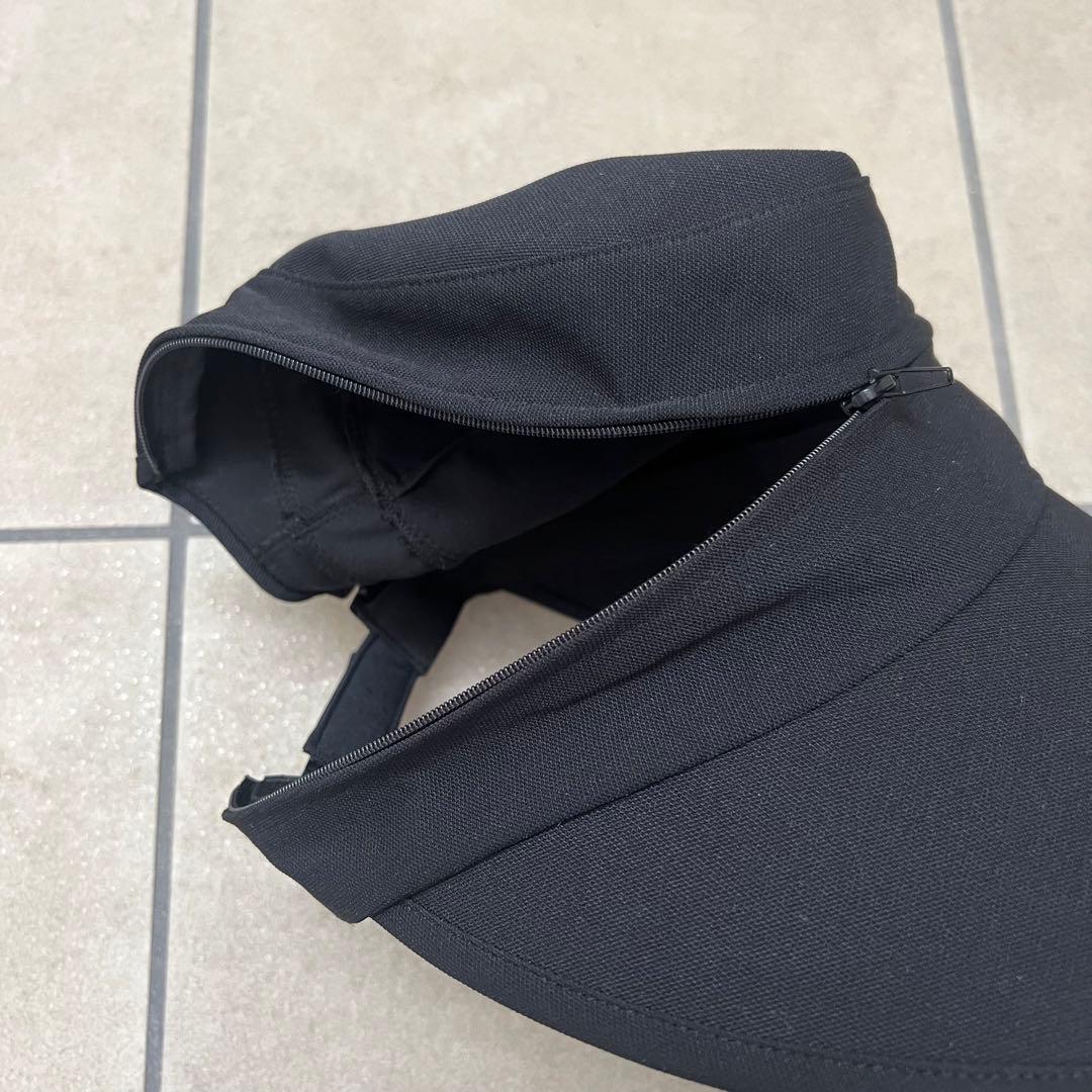 LANVIN SPORT ランバンスポール　2way 帽子　ゴルフ　キャップ　黒