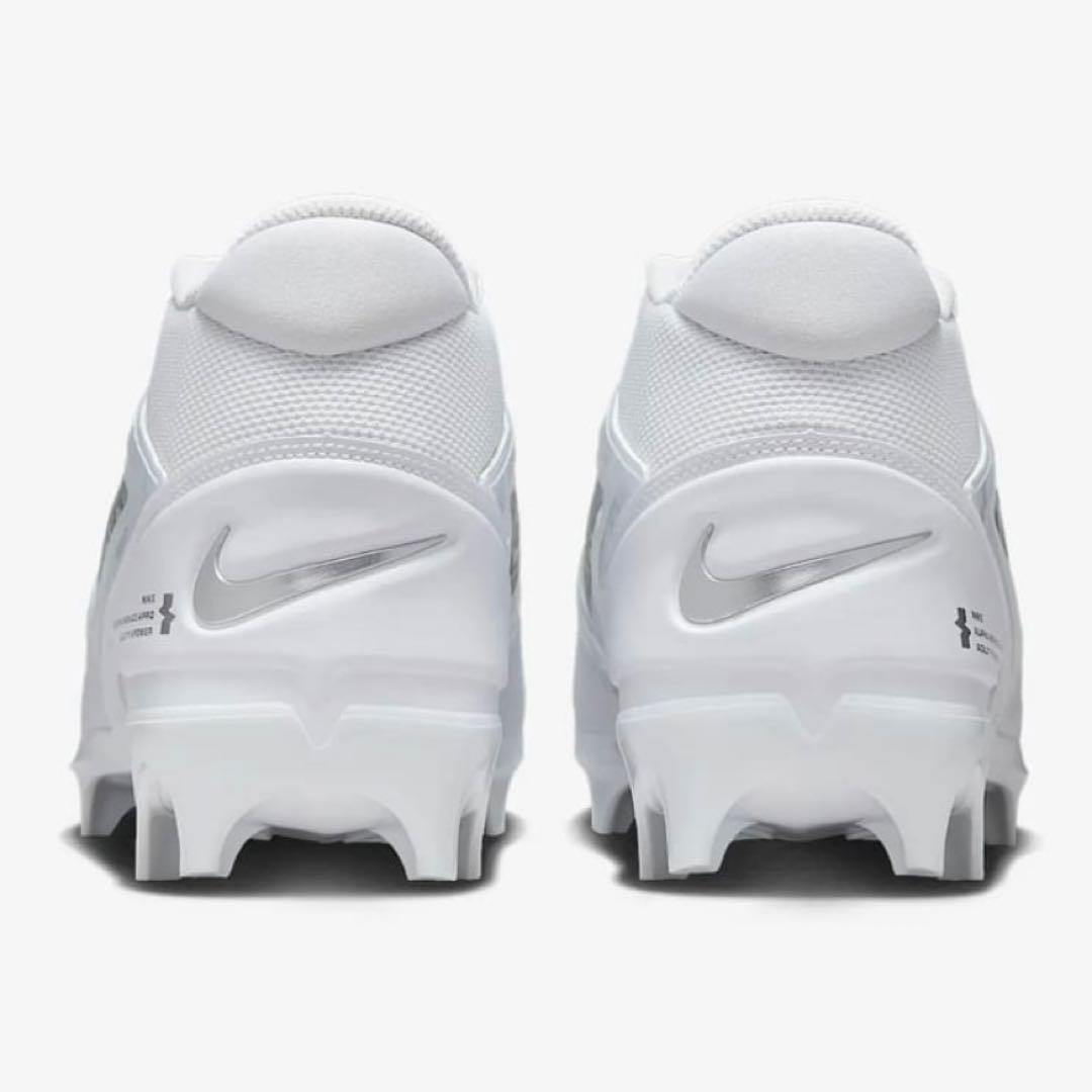 ナイキ 28 アルファメナス プロ アメフト スパイク シューズ 靴 白 g