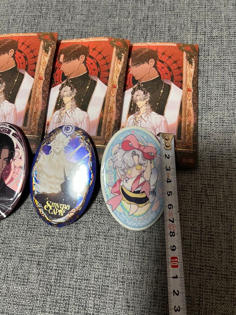 スミルナ＆カプリ　色紙　トレーディングカード　缶バッジ他　今日だけを生きる兄弟