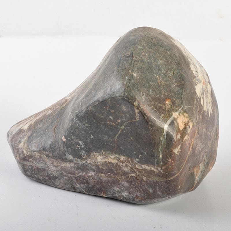 鑑賞石　天然石　菊花石　置物　重さ約2506g　V　6166