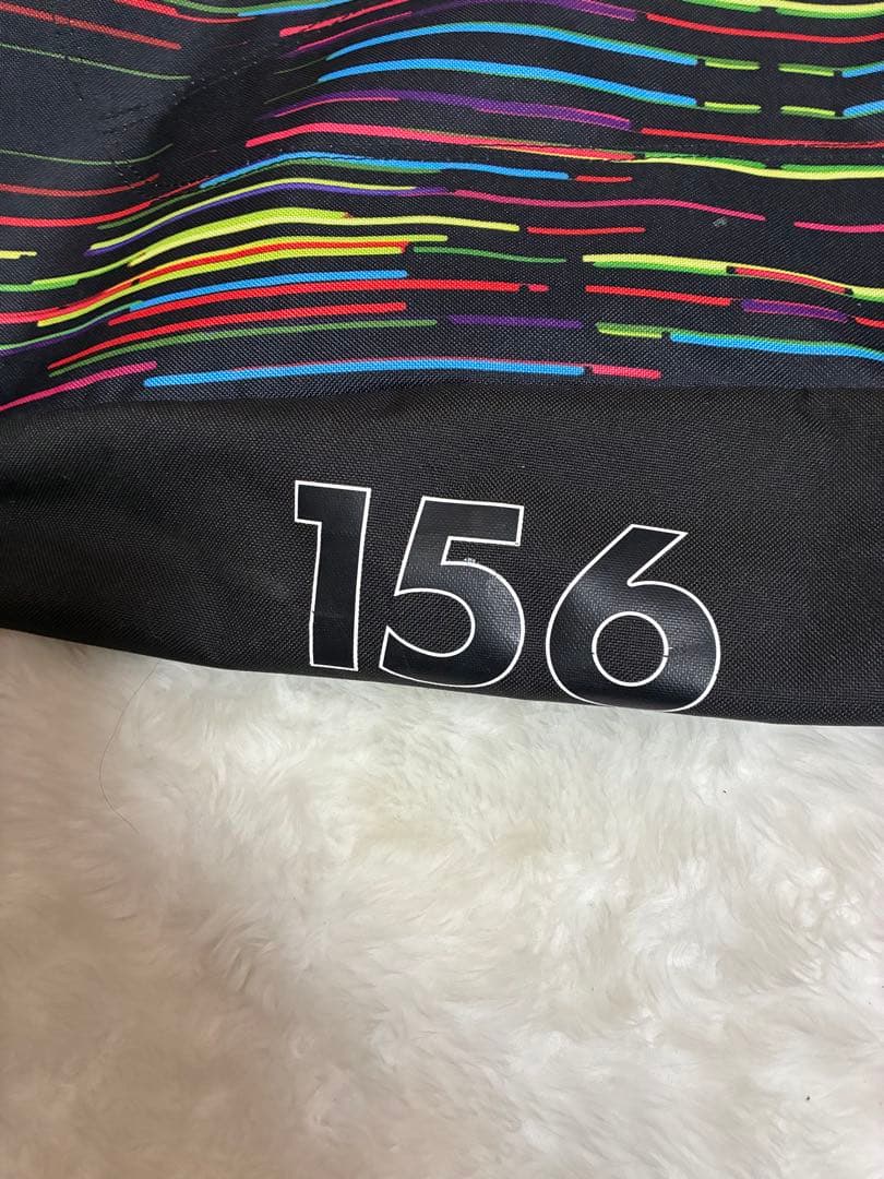 【未使用に近い】バートン　ボードケース　カラフルストライプ　156