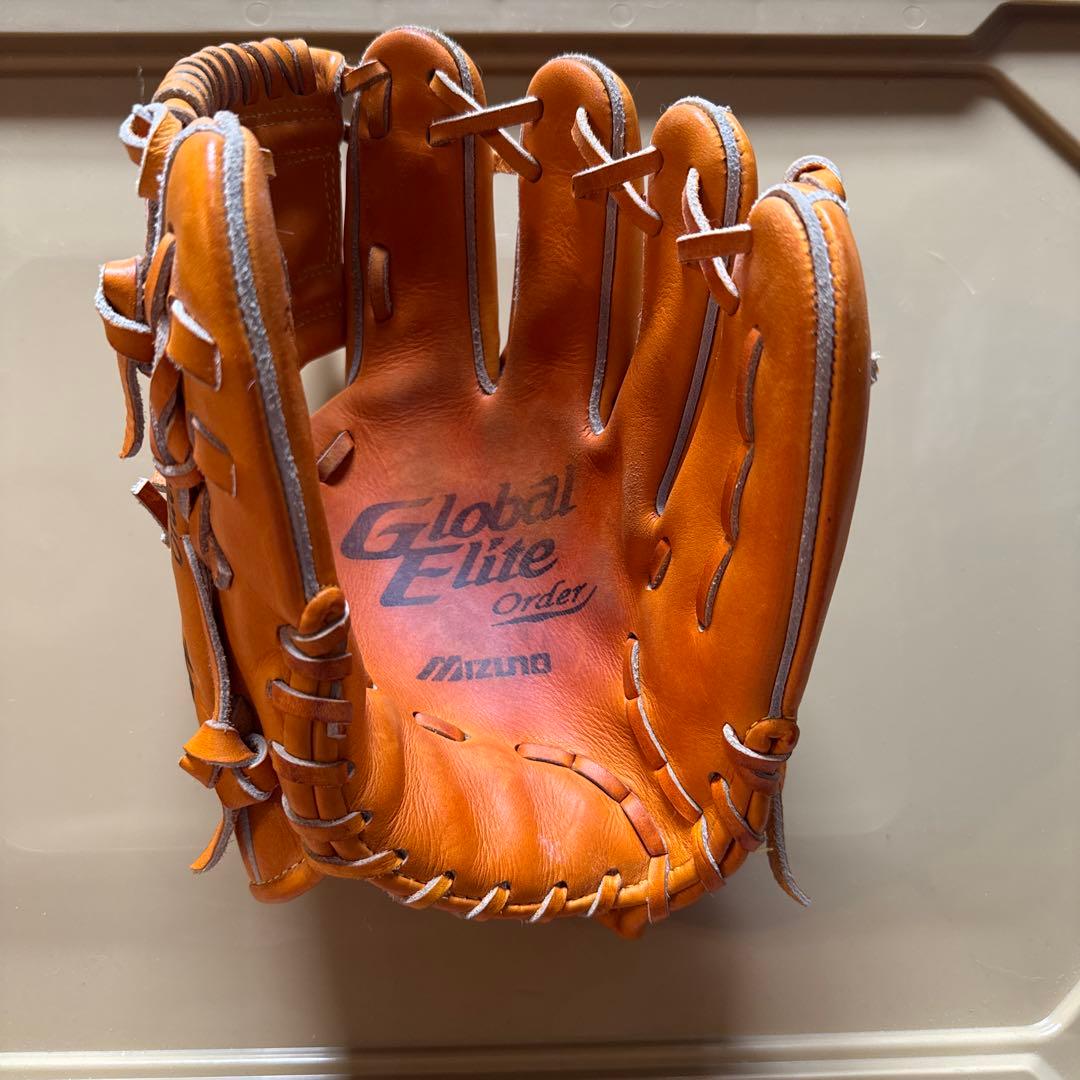 Global Elite Order 軟式グローブ オレンジ