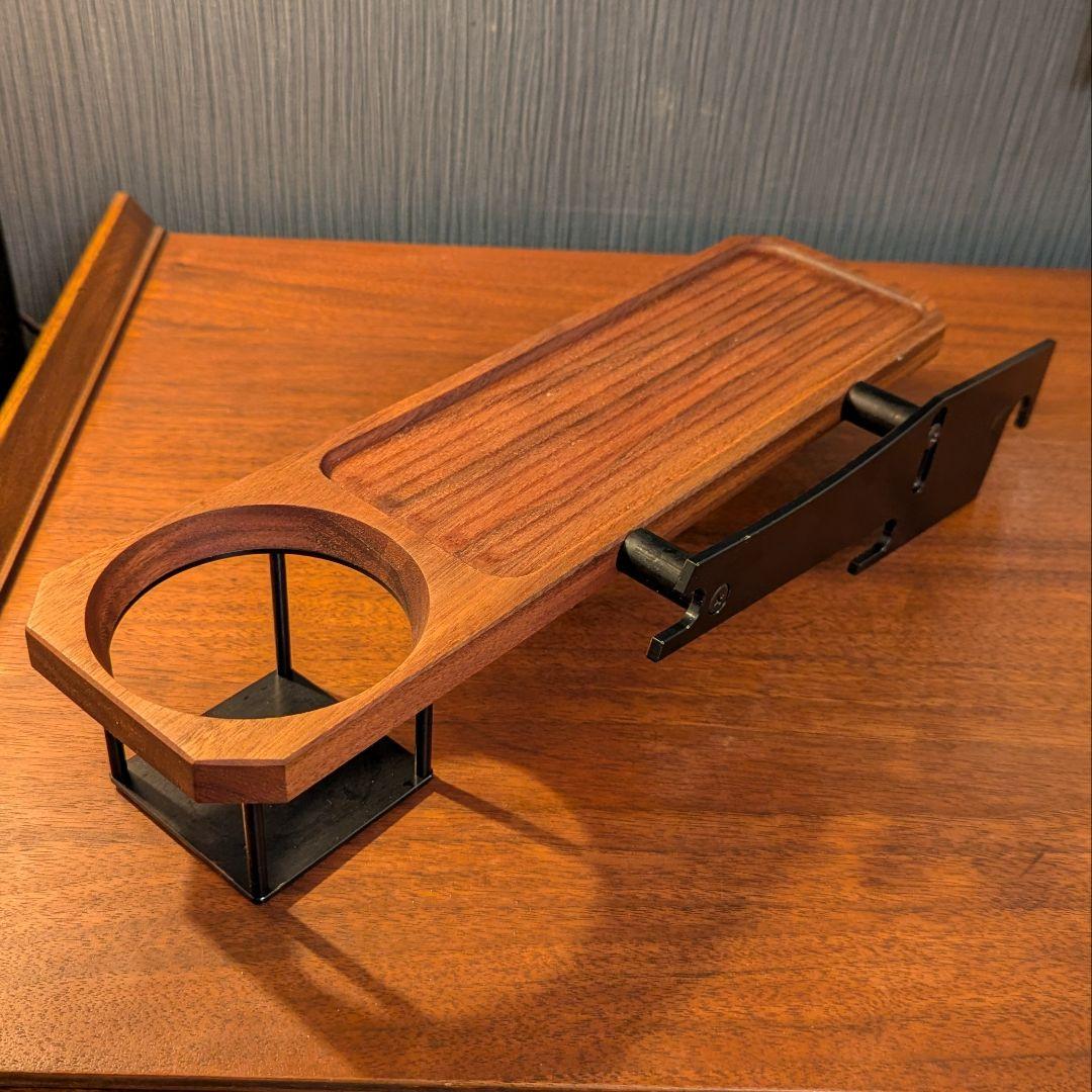 INAVANCE ウォールナット ワンズテーブル アルマイト ブラック