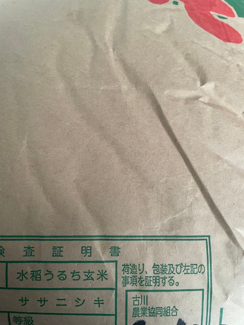 ササニシキ　宮城県産　農家直送 令和7年　白米　9キロ