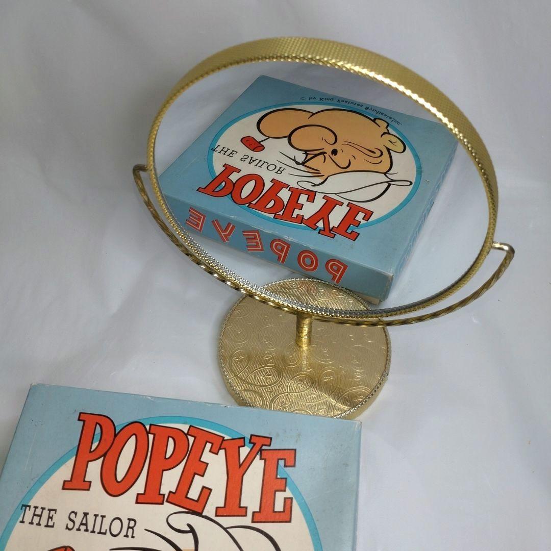 ポパイ テーブルミラー 鏡 ヴィンテージ レトロ レア 希少