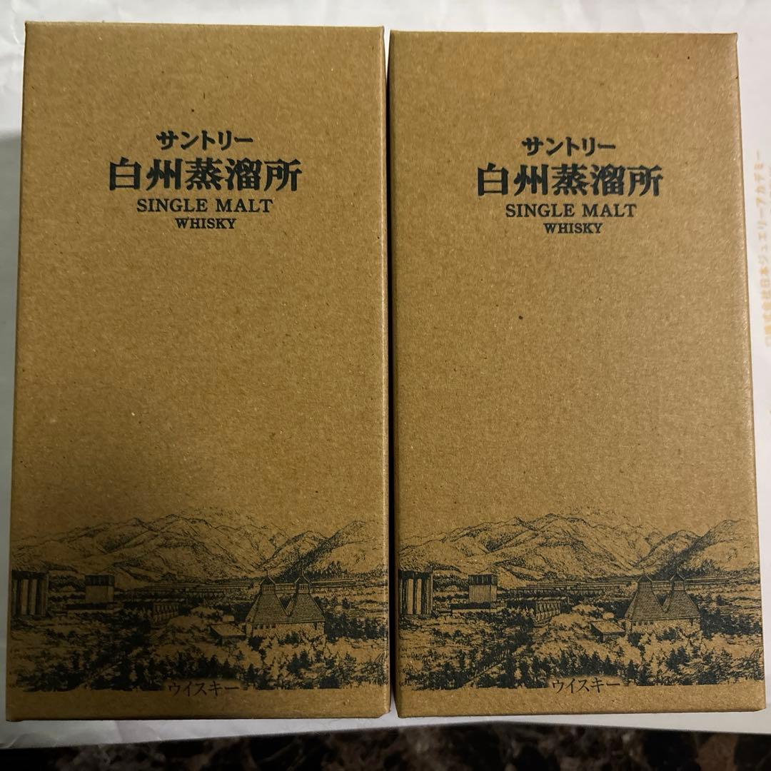 サントリー白州　シングルモルト　ウイスキー　300ml 2箱