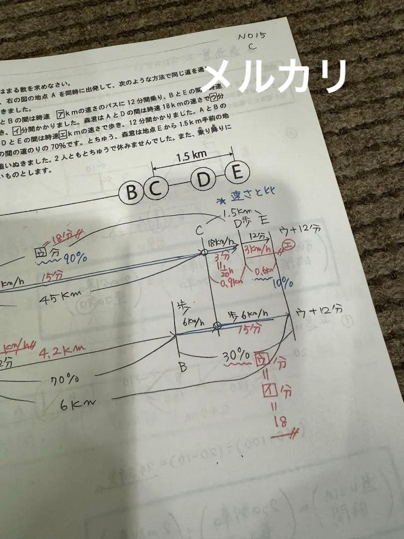 最強塾　西田先生板書　灘開成特訓第2講座