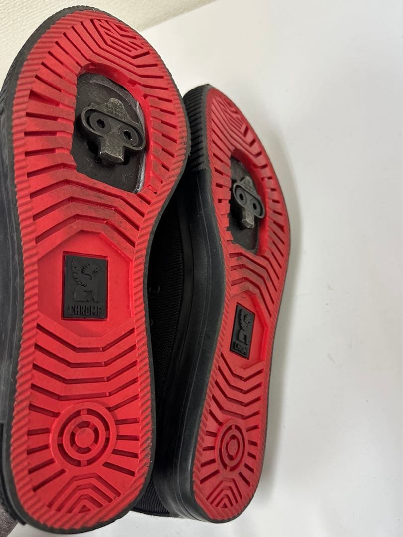 CHROME ブラック 自転車　ビンディングスニーカー　size 7