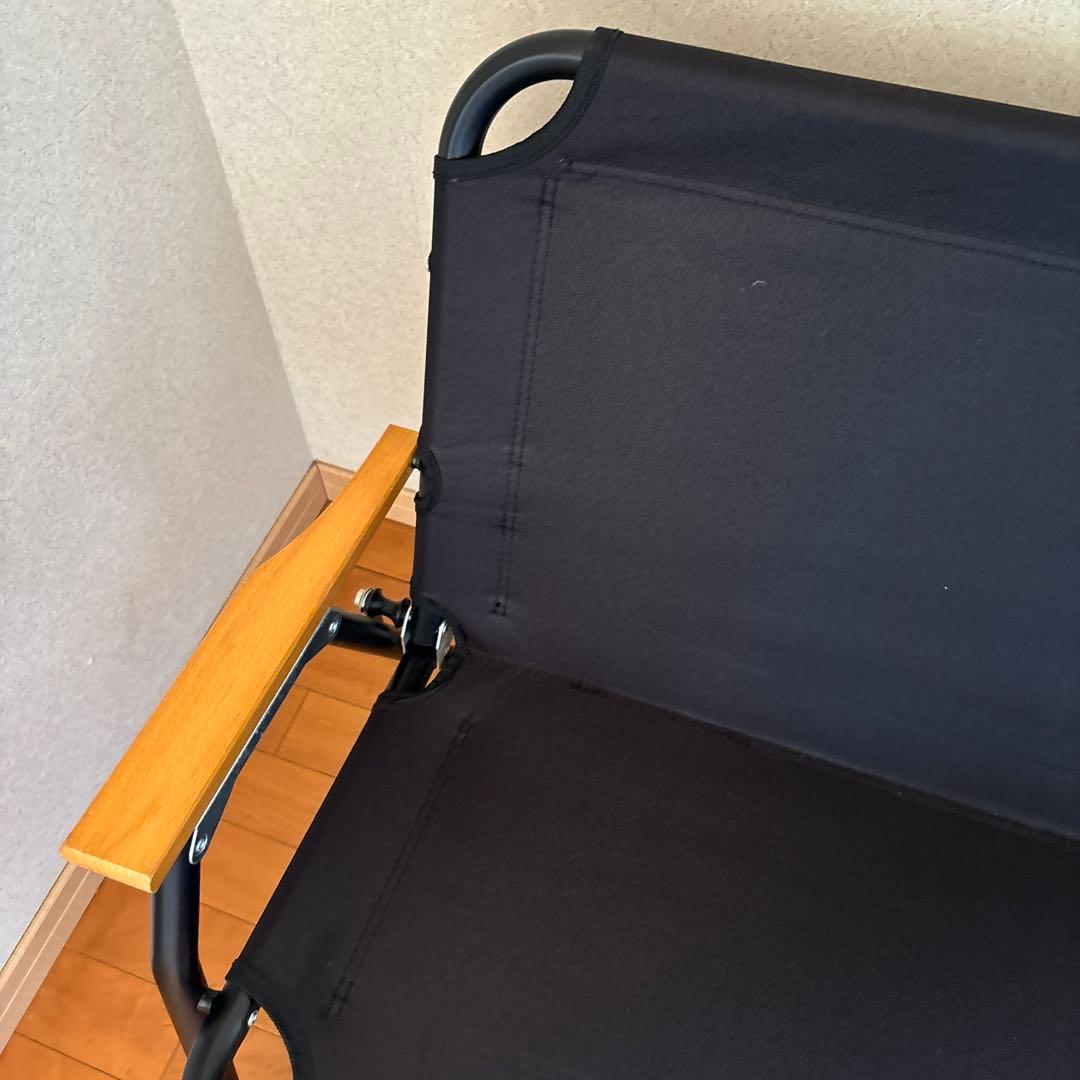 captain stag CSブラックラベル アルミ背付ベンチ