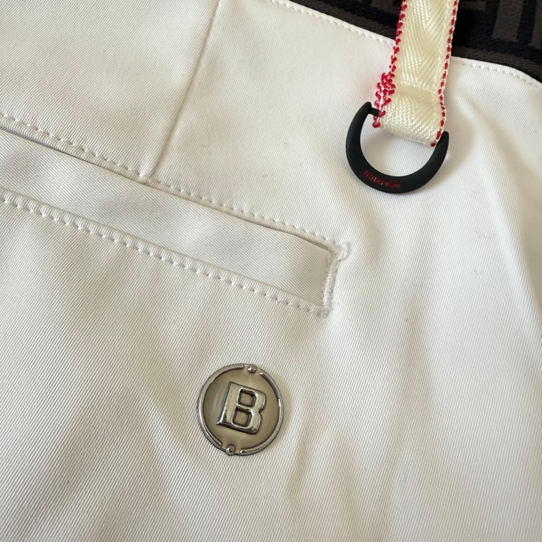 極美品　ブリーフィングゴルフ　パンツ　白　L〜XL相当 春夏　センタープレス