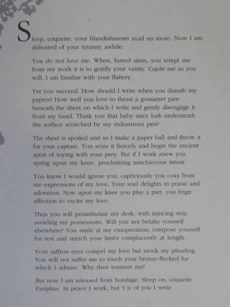 藤田嗣治、ネコ PASIPHAE、希少画集画、新品額装付