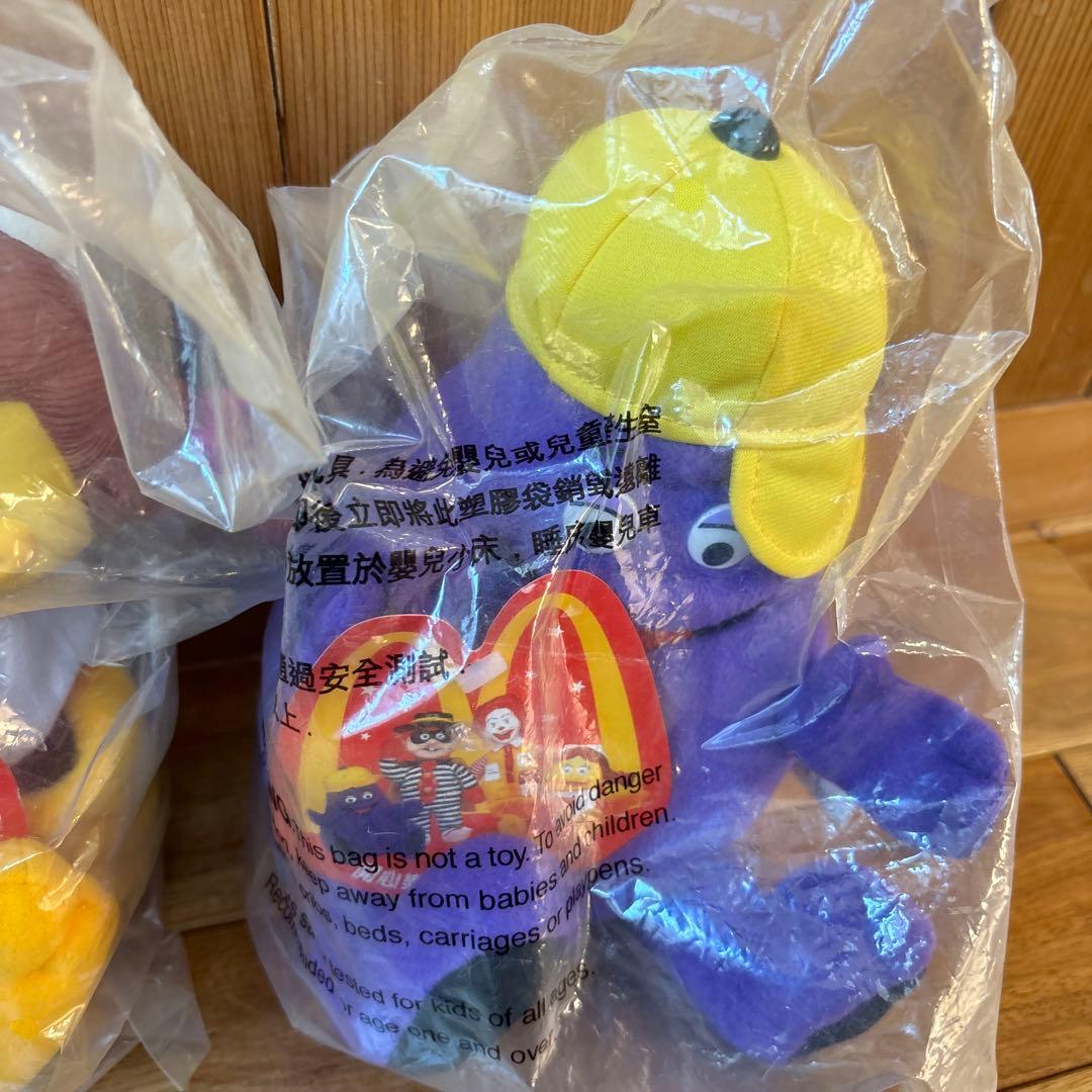 マクドナルド 1997年　ぬいぐるみ3体セット