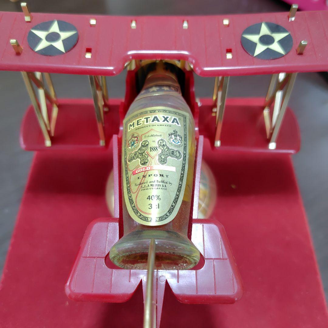 メタクサ航空機モデル 赤金