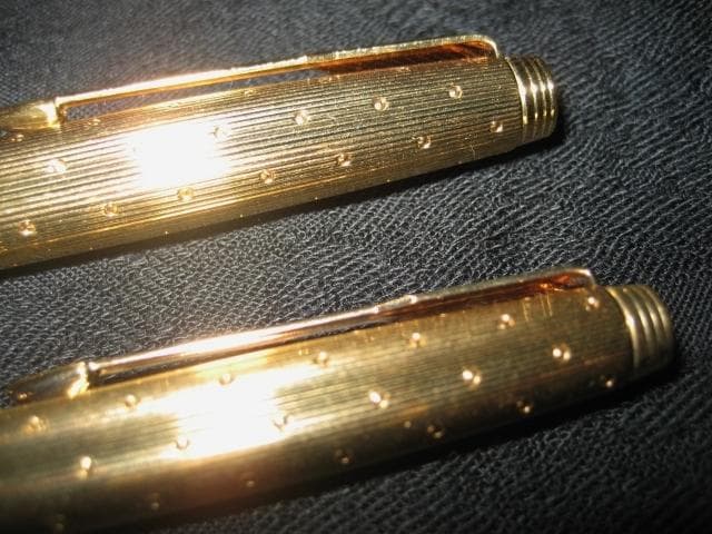 フランス製　パーカー　75　 14金　バルレー　貴婦人の涙　万年筆　ボールペン