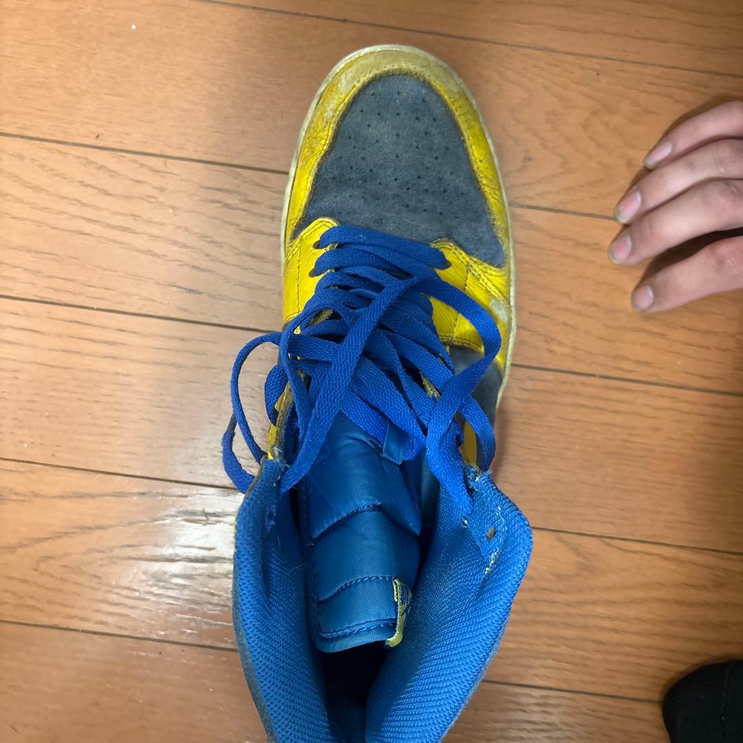 Nike Air Jordan 1 Retro 27.5cm イエロー/ブルー