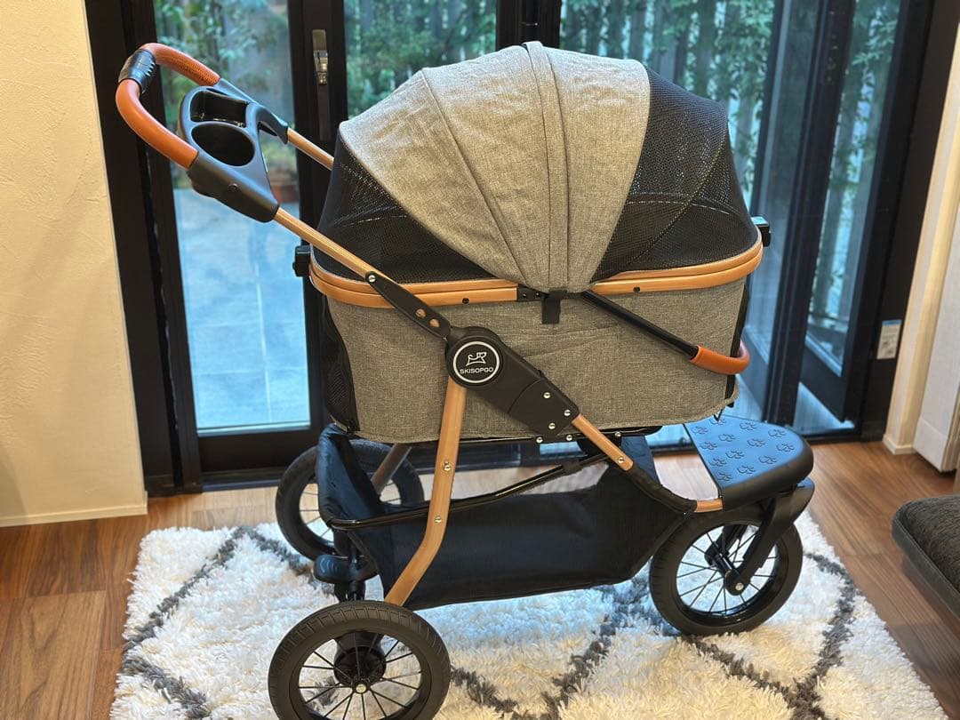 SKISOPGO ペットバギー 3輪タイプ ペットカート 分離型 犬用カート